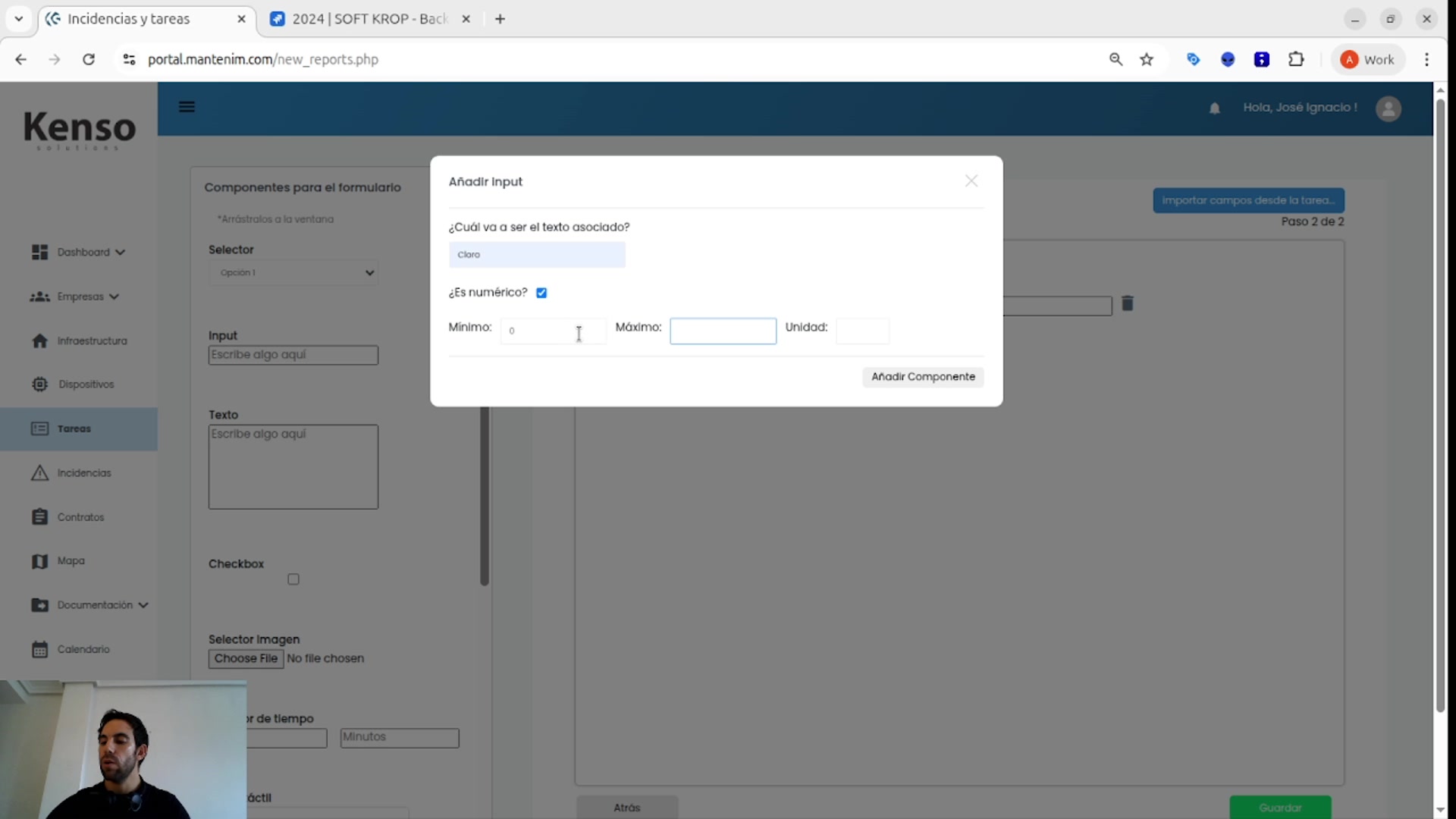 Validación de parámetros y asignación de
tarea